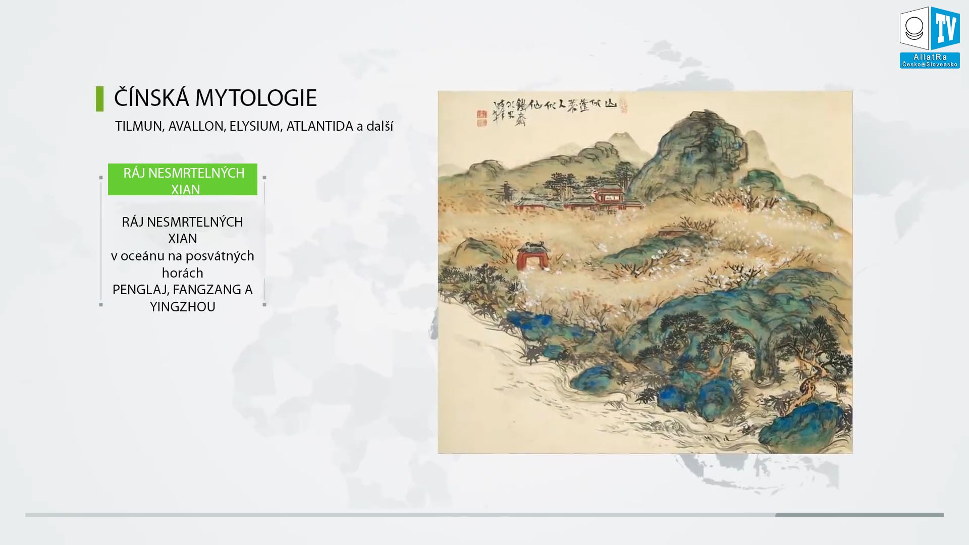 Čínská mytologie. Ráj nesmrtelných