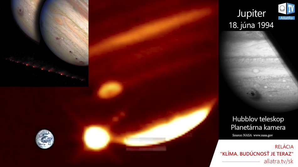 Zrážka kométy s Jupiterom v rozpore s prognózou
