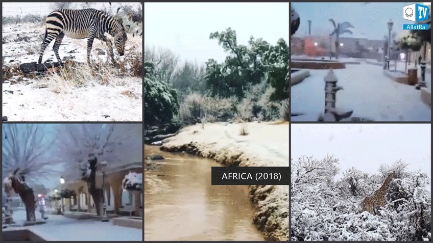 Desert Snow, Africa. (2018)