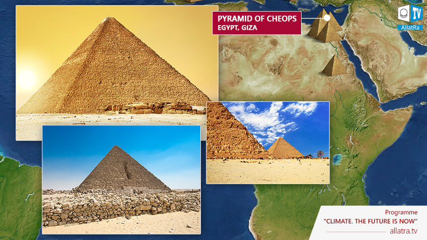 The Great Egyptian Pyramids at Giza - the Cheops Pyramid