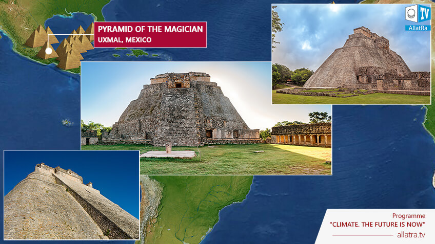 Pyramid of the Magician, Mexico, Uxmal