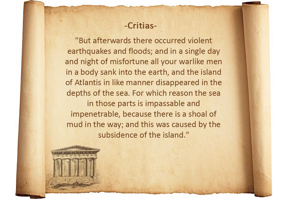 Платон об Атлантиде, диалог «Критий»