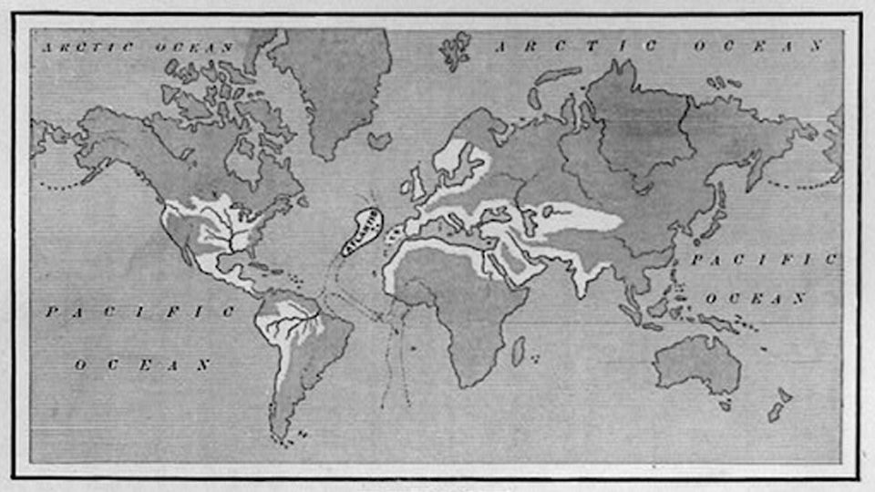 Карта из книги «Рагнарёк: эпоха огня и песка»