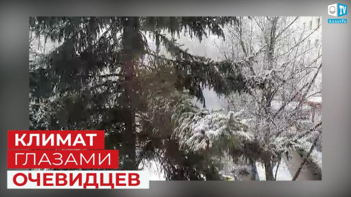 Снег весной в Берлине. 30 марта, 2020