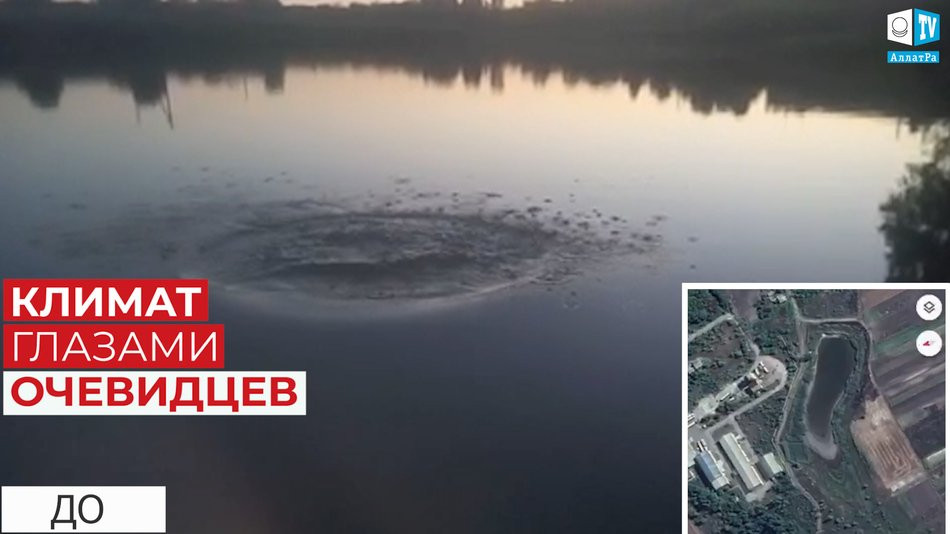 Куда уходит вода? Высохший пруд в Киевской области. Март, 2020. Климат глазами очевидцев