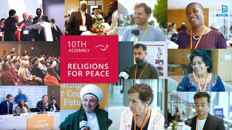 AllatRa TV auf der 10. Versammlung "Religions for Peace" in Lindau, Deutschland