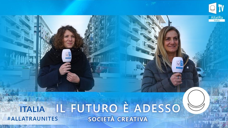 Alice e Beatrice (Milano, Italia). Sondaggio sociale "Il Futuro È Adesso"