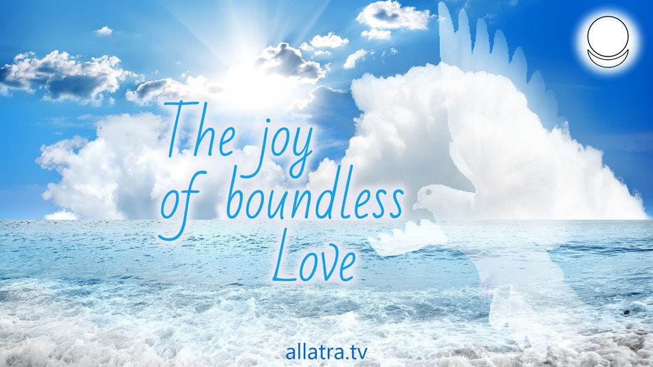 The joy of boundless Love. Real happiness