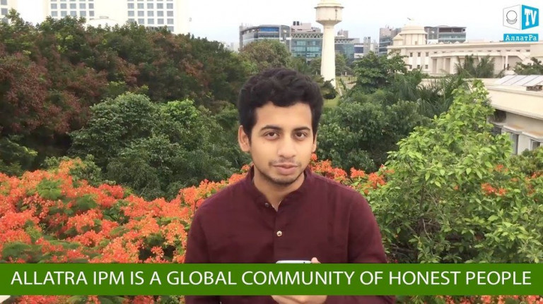 Ajay, India “ALLATRA IPM – global community of open and honest people from the whole world”