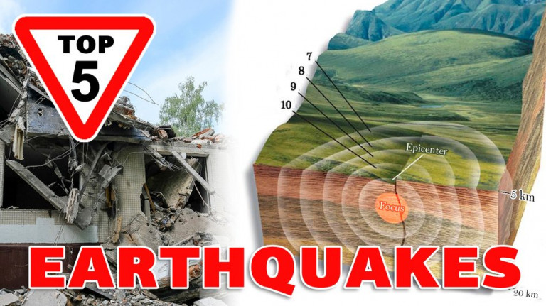 The TOP 5 of the most powerful earthquakes in the entire history of seismic observations