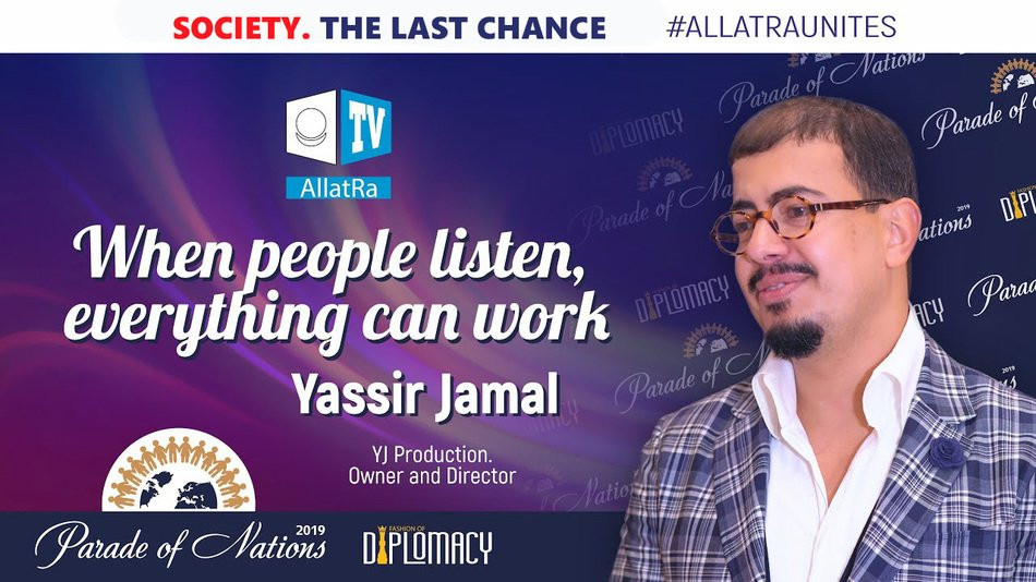 Yassir Jamal. YJ Production. When people listen, everything can work. Parade of Nations 2019