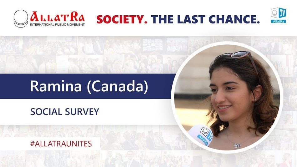 Ramina (Canada). What can unite all people on Earth?
