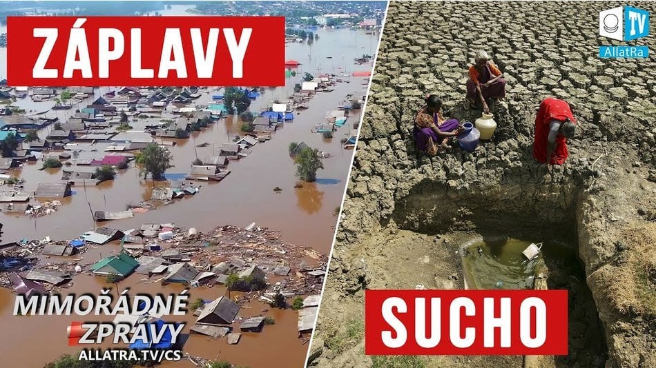 Naléhavé! Klimatické katastrofy 2019: záplavy, sucho, tání ledovců