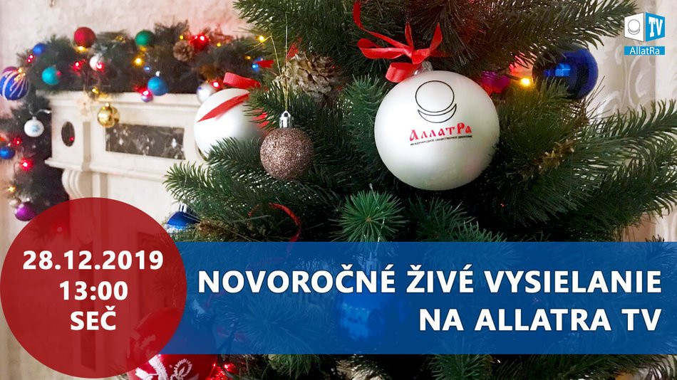 Novoroční živé vysílání na ALLATRA TV