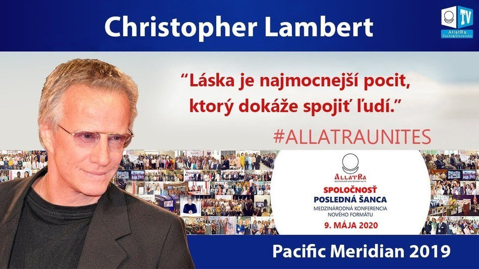Christopher Lambert - Rozhovor pre ALLATRA TV v rámci projektu "SPOLOČNOSŤ. POSLEDNÁ ŠANCA"