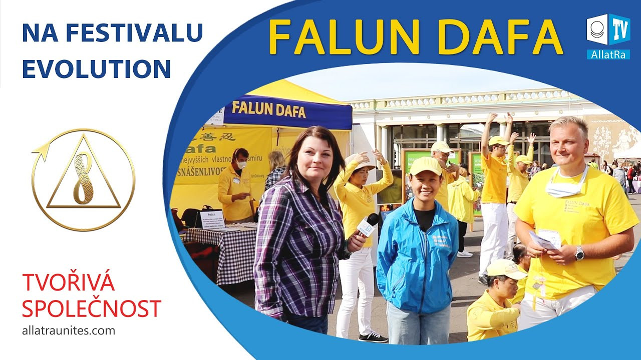 Rozhovor s praktikujícími Falun Dafa na festivalu Evolution. Važme si toho, jaký život vedeme