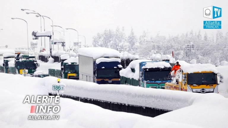 Fortes chutes de neige, températures record : Japon, Inde, Sibérie. Inondations en Bolivie, Malaisie