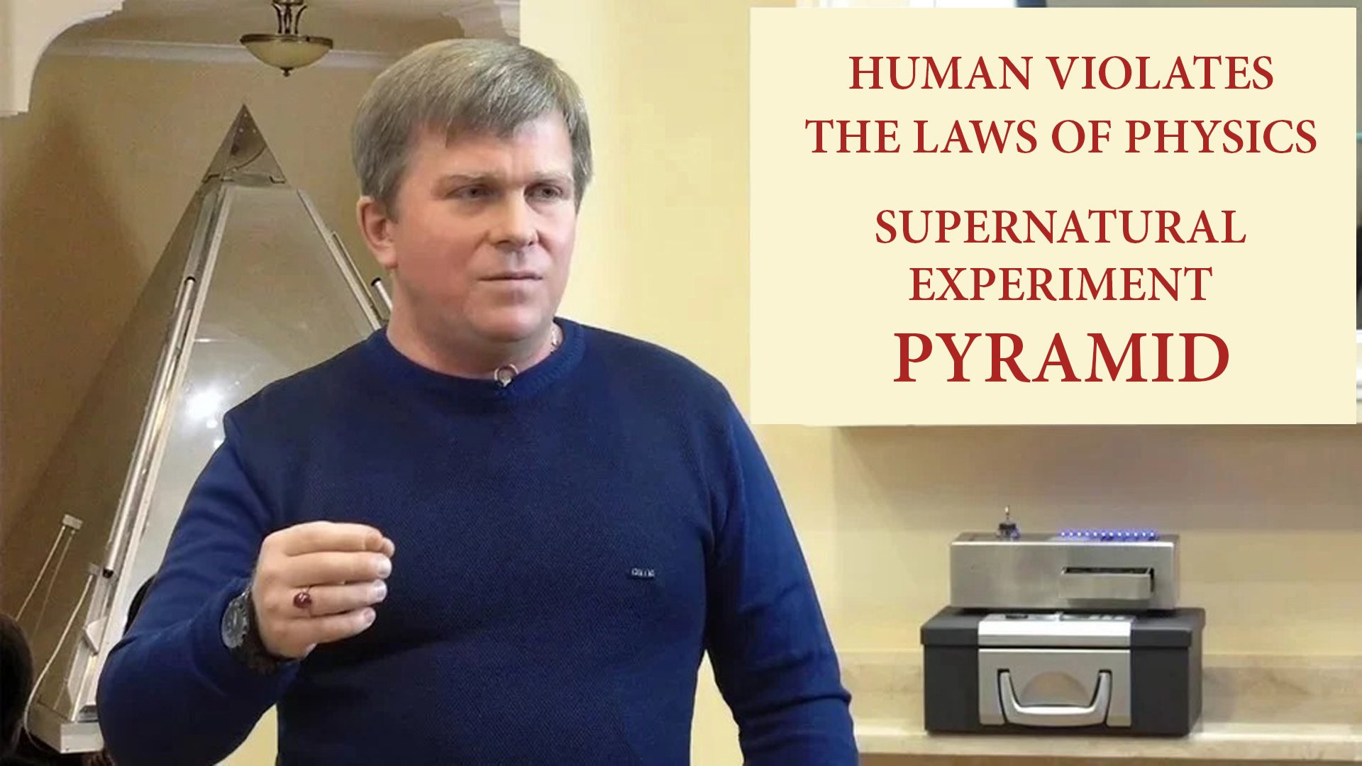 HUMAN VIOLATES THE LAWS OF PHYSICS. Supernatural Experiment PYRAMID