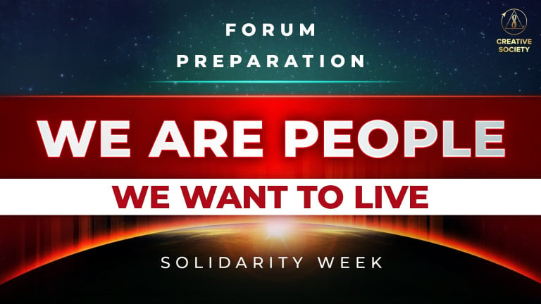 Preparations for the forum “Global Crisis. We Are People. We Want to Live” | Solidarity Week