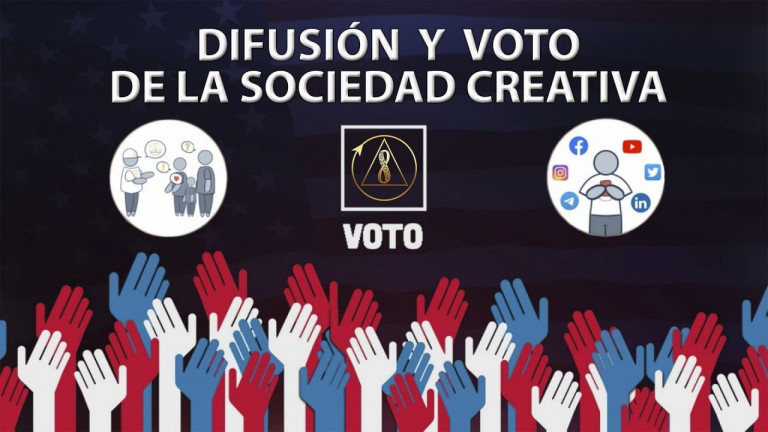 “Difusión y voto en la Sociedad Creativa”