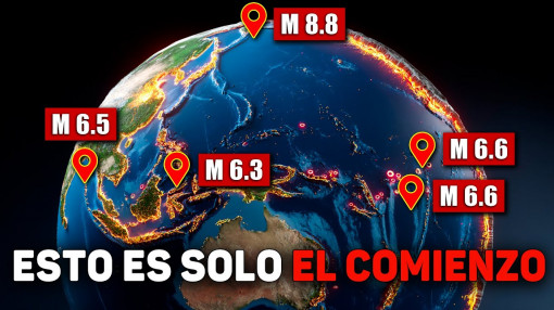 Semana de catástrofes: megaterremoto M8.8, tsunamis, incendios, tormentas