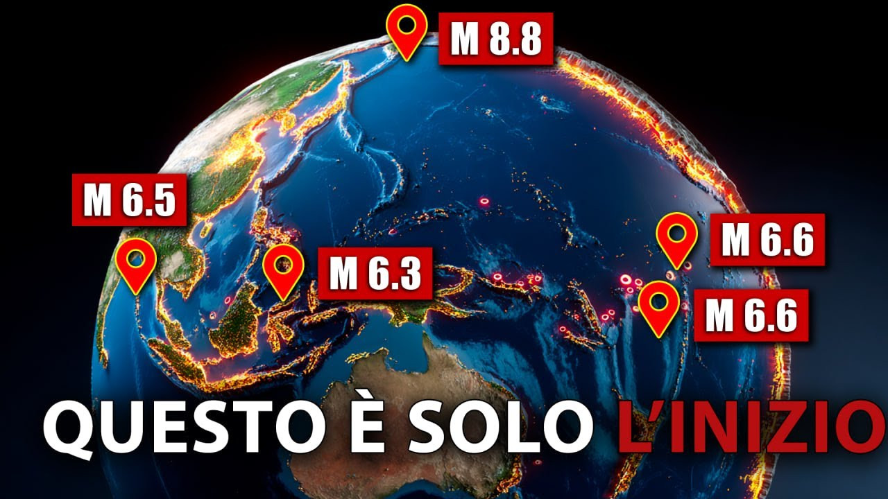 Una settimana di catastrofi: mega terremoto di M8,8, tsunami, incendi, tempeste