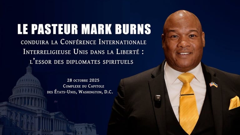 Invitation du Pasteur Burns à la Conférence Internationale Interreligieuse sur la plateforme ALLATRA