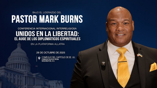 Invitación del pastor Mark Burns a la Conferencia Internacional Interreligiosa en plataforma ALLATRA