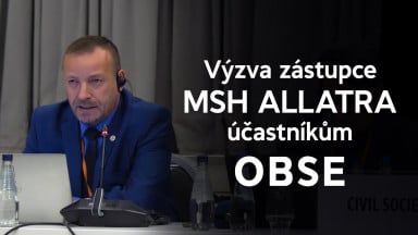 Výzva zástupce MSH AllatRa účastníkům OBSE