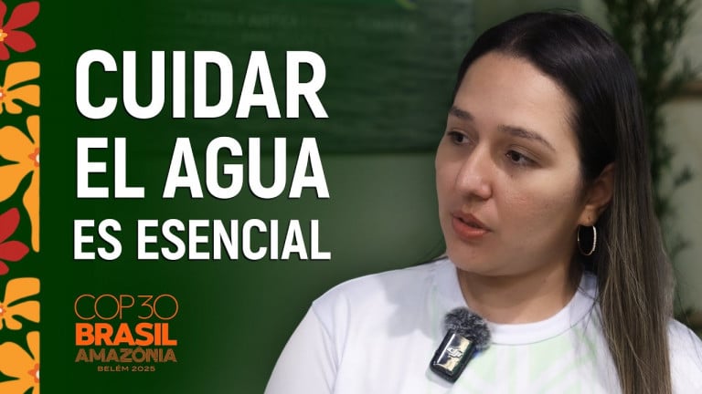 Monitoreo de las aguas de la Amazonía | Sara Kethleen Soares de Loiola en la COP30 | Belém, Brasil