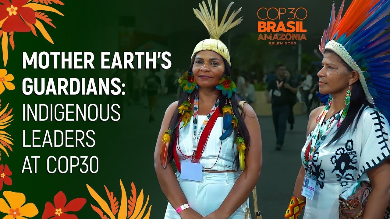 Indigenous Representatives From Brazil Share Powerful Messages At COP-30