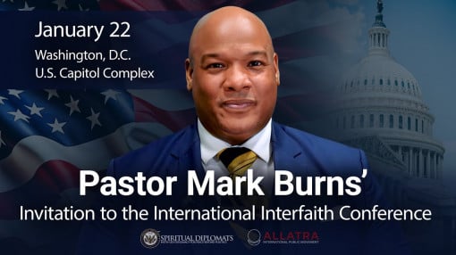 Pastor Mark Burns Invites to Spiritual Diplomats Interfaith Conference on January 22 in D.C.
