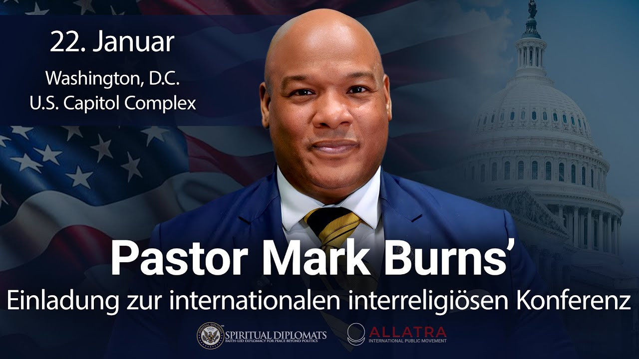 Pastor Mark Burns lädt zur Konferenz der Spirituellen Diplomaten am 22.Januar in Washington D.C. ein