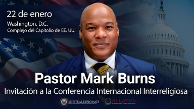 El pastor Mark Burns invita a la Conferencia Interreligiosa de Diplomáticos Espirituales 22 de enero