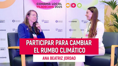 Acción climática y desarrollo urbano sostenible: conversación con Ana Beatriz Jordao | CONAMA 2025