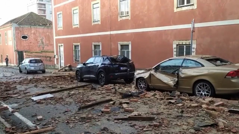 130 mph Winds and 46 Foot Waves — New Extreme Storm Hit Portugal and Spain
