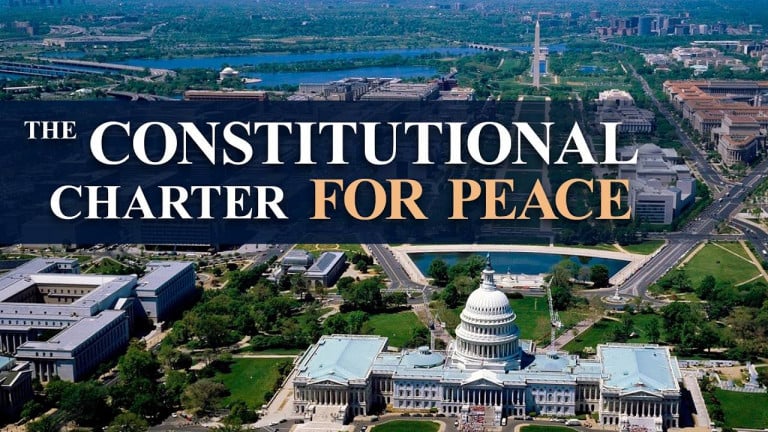 Official Signing of the Constitutional Charter for Peace in Washington, D.C.