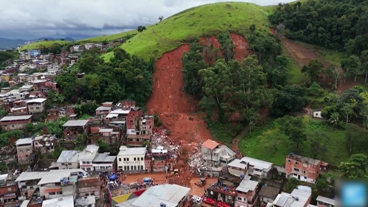 Historische Niederschläge lösen Erdrutsche und Überschwemmungen in Brasilien aus
