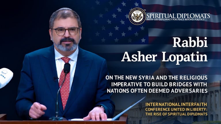 Rabbi Asher Lopatin | Spiritual Diplomacy, Syria & Israel | United in Liberty Conference