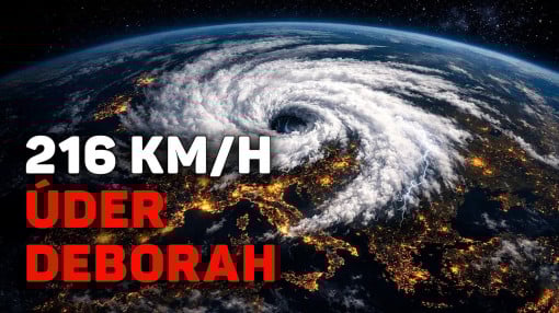 Úder živlu | Cyklón Deborah paralyzuje Balkán a silné bouře bičují Čínu