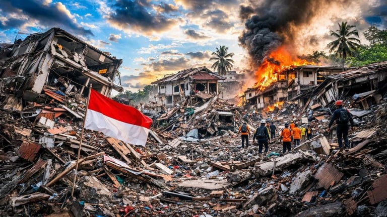 7.6 Magnitude Earthquake Strikes Indonesia: Tsunami Triggered, Hundreds of Aftershocks