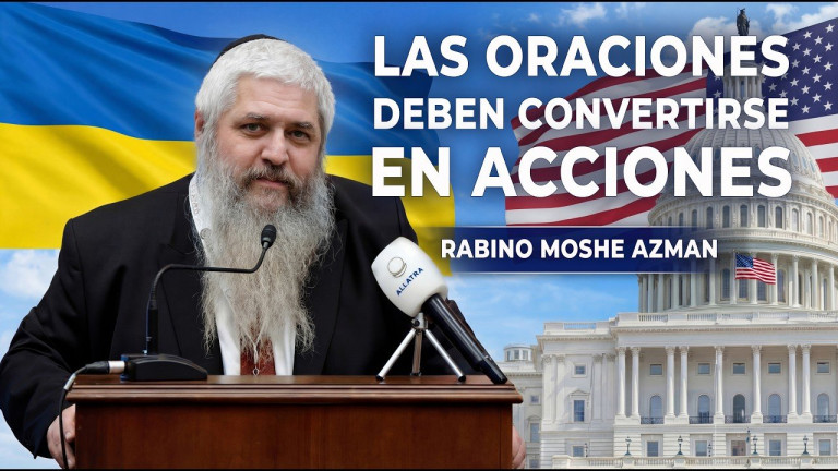 «Las oraciones deben convertirse en acciones» Rabino Moshe Azman