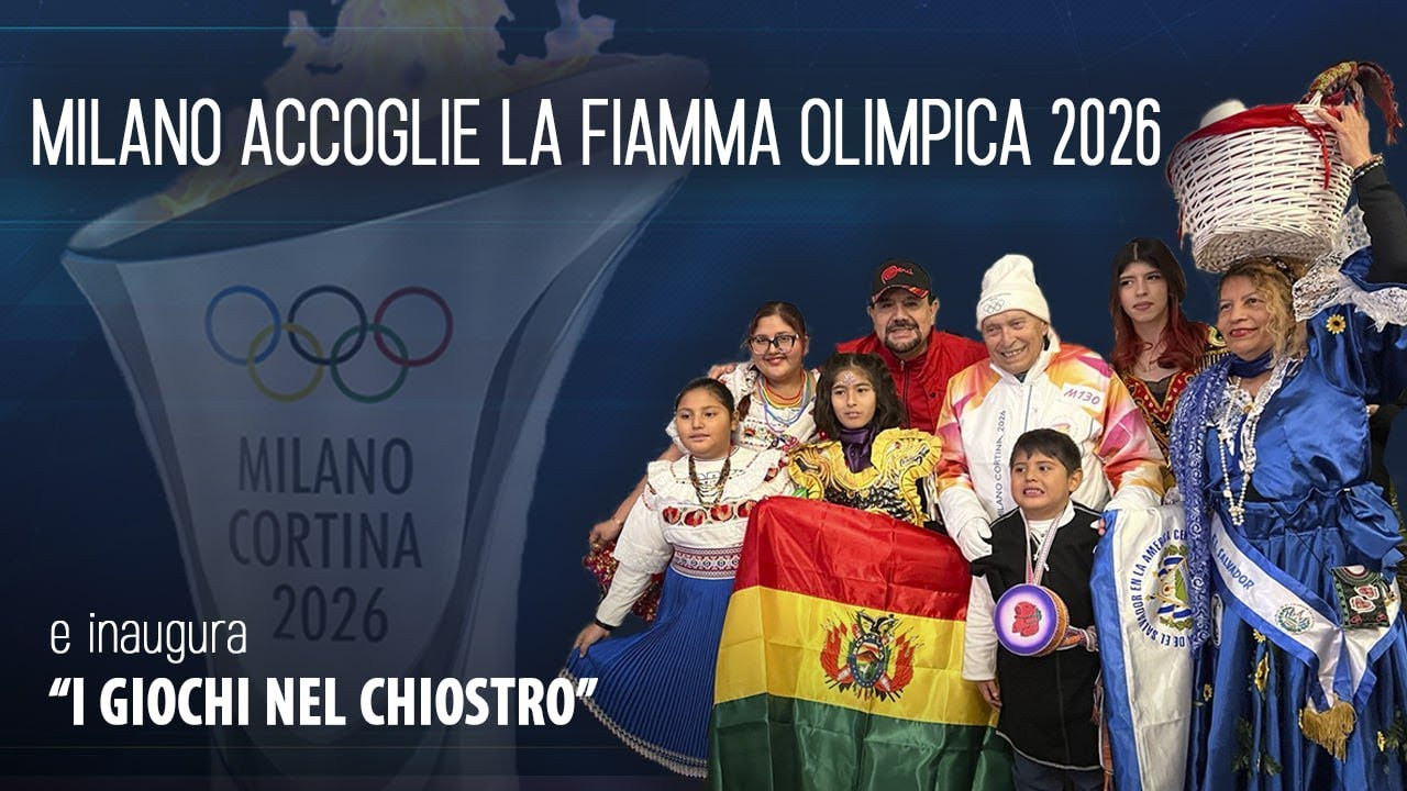 Milano accoglie la Fiamma Olimpica 2026 e inaugura “I Giochi nel Chiostro”