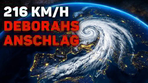 NATURKATASTROPHE | Der Zyklon Deborah legt den Balkan lahm und heftige Stürme fegen über China