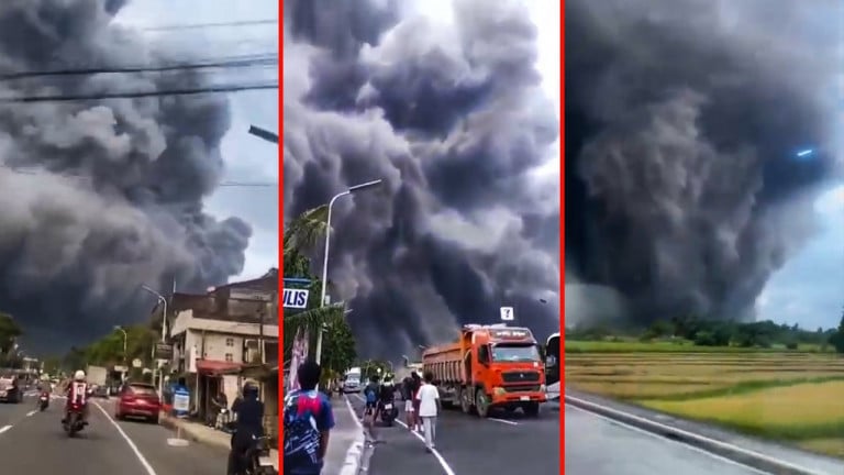 Explosive Eruption at Mayon Volcano — Lava Eruptions Force Evacuations in the Philippines