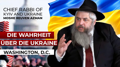 Gewöhnt euch nicht an den Krieg: Ein eindringlicher Appell von Rabbi Azman aus Washington