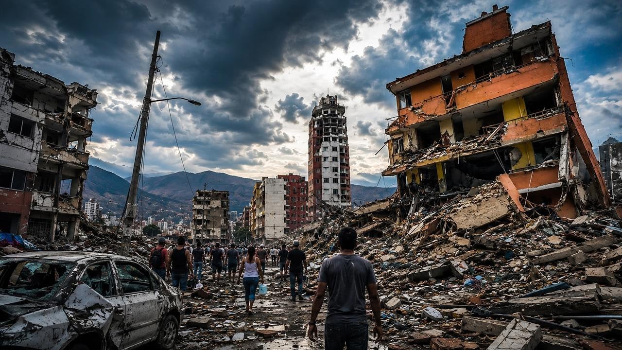 One Minute. Two Massive Earthquakes. Venezuela's Unfolding Tragedy