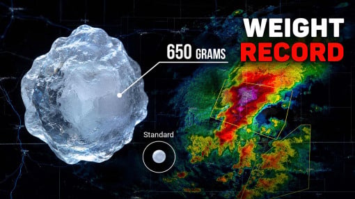Giant Ice Blocks in China, a Powerful Earthquake in Indonesia, and a Tropical Storm in the U.S.