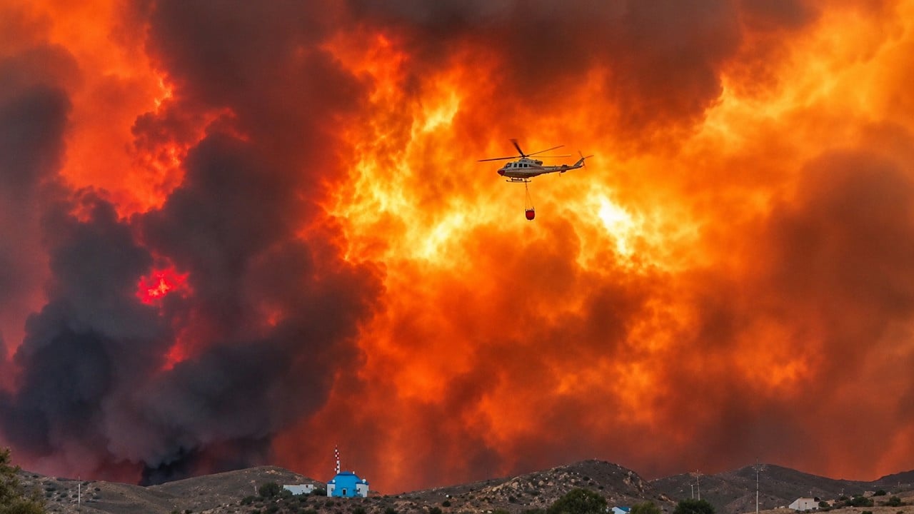 Extreme Wildfire in Spain: 17,000 Acres Burned, 12 Lives Lost