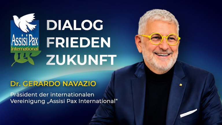 Gerardo Navazio, Assisi Pax International Dialog, Frieden und Zukunft